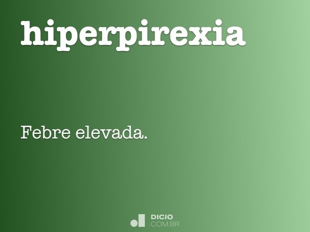 hiperpirexia