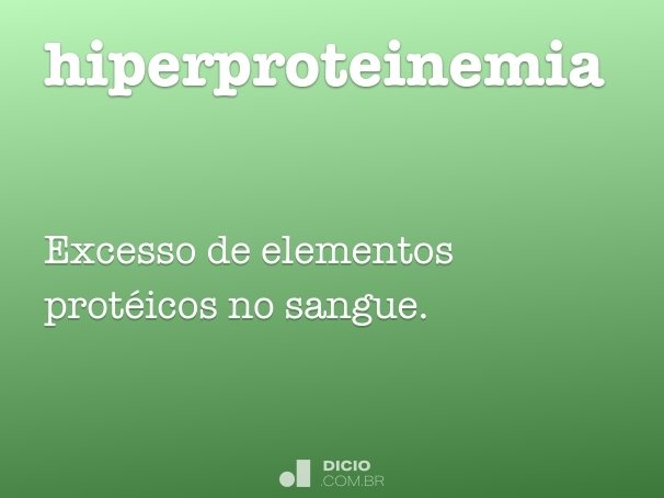 hiperproteinemia