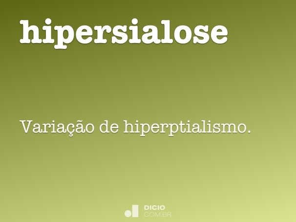 hipersialose