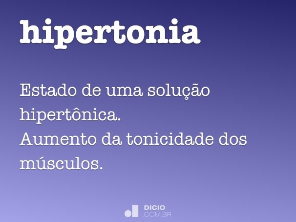 hipertonia