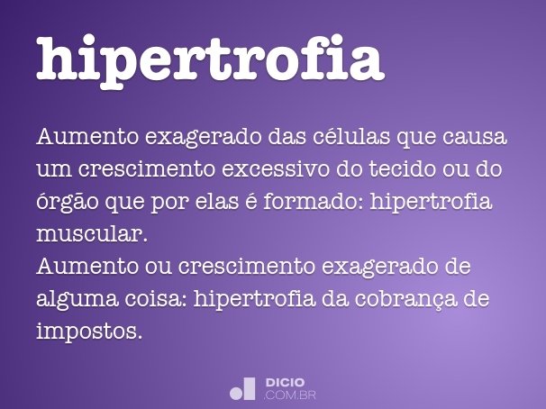 hipertrofia