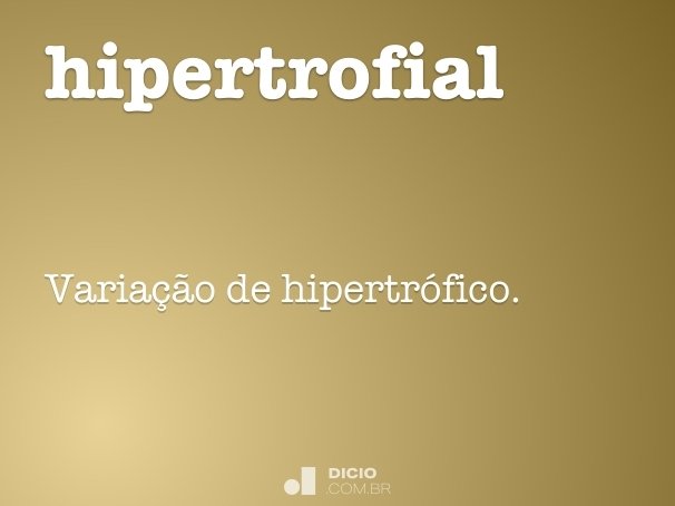 hipertrofial