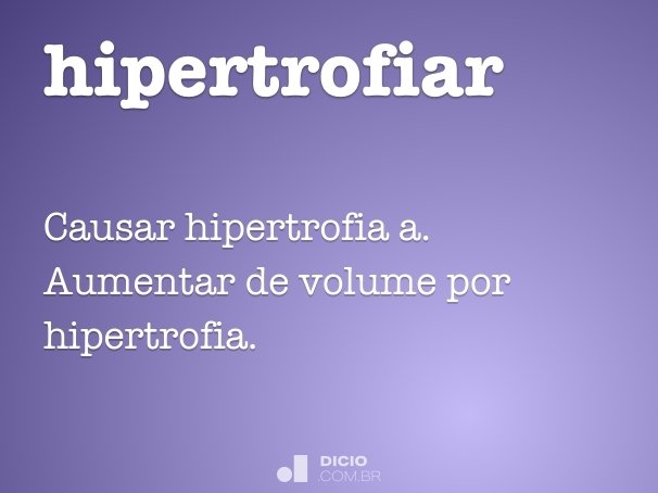 hipertrofiar