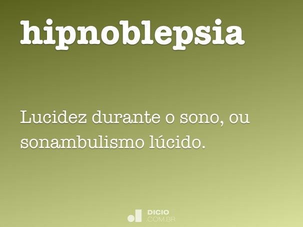 hipnoblepsia