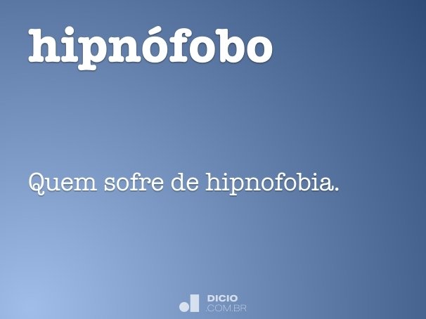 hipnófobo