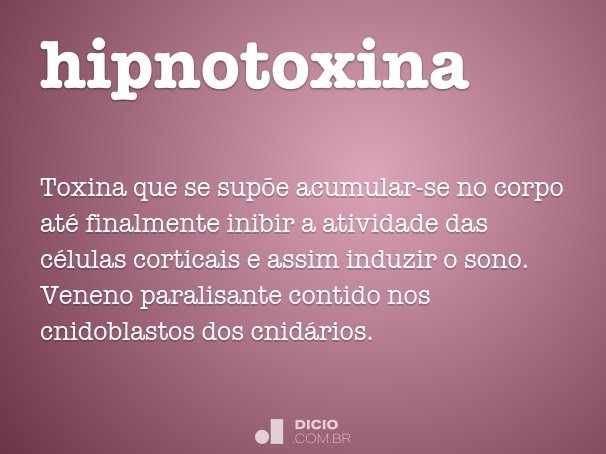 hipnotoxina