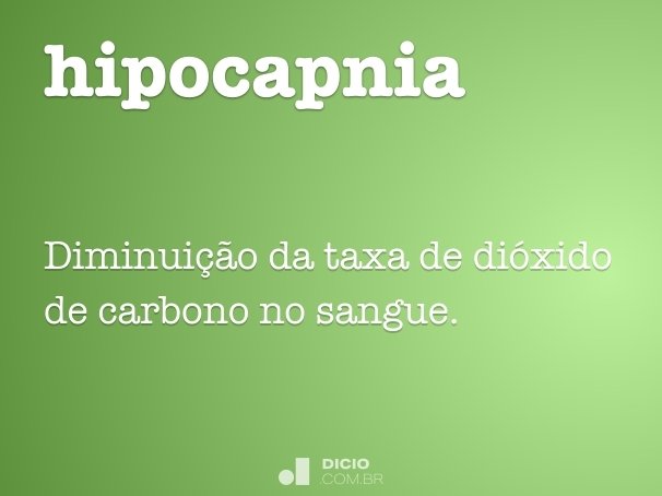 hipocapnia