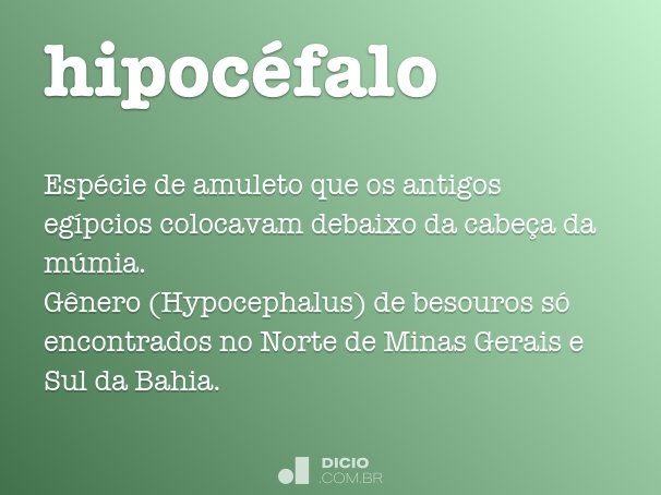 hipocéfalo