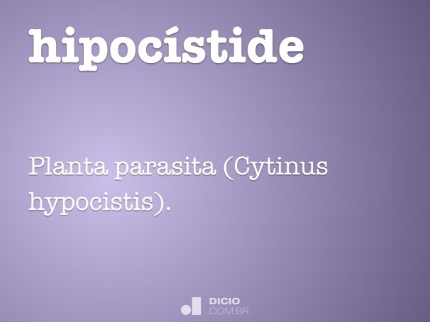 hipocístide