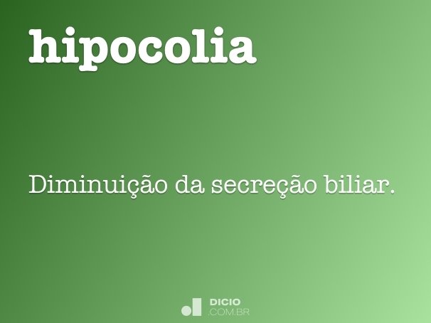 hipocolia
