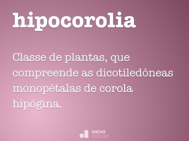 hipocorolia