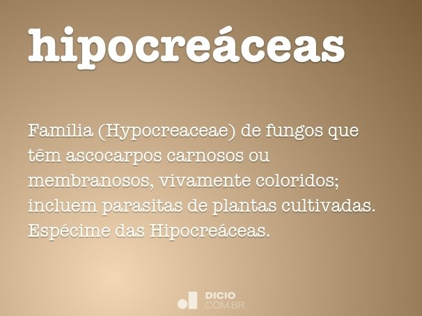 hipocreáceas