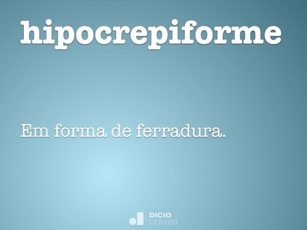 hipocrepiforme