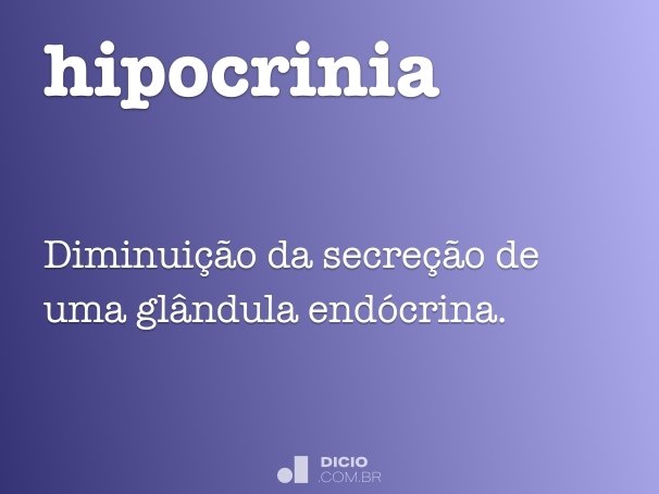 hipocrinia