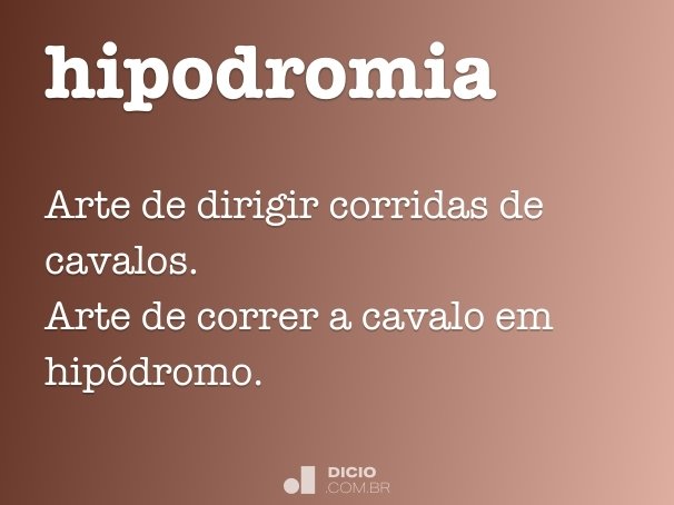 hipodromia