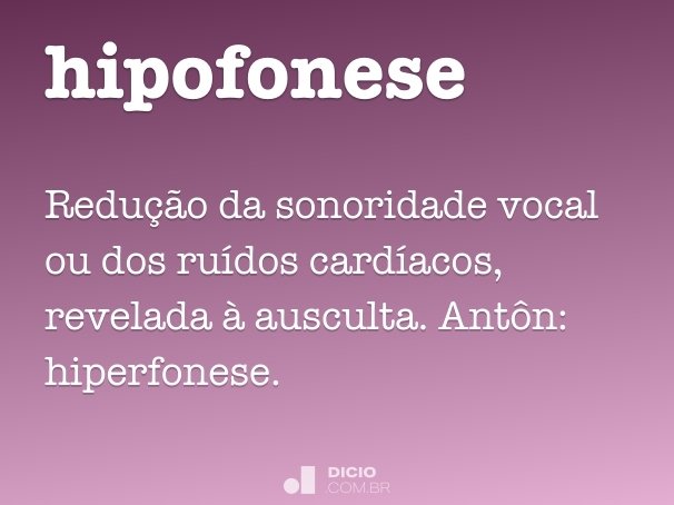 hipofonese