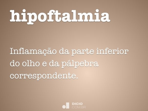 hipoftalmia