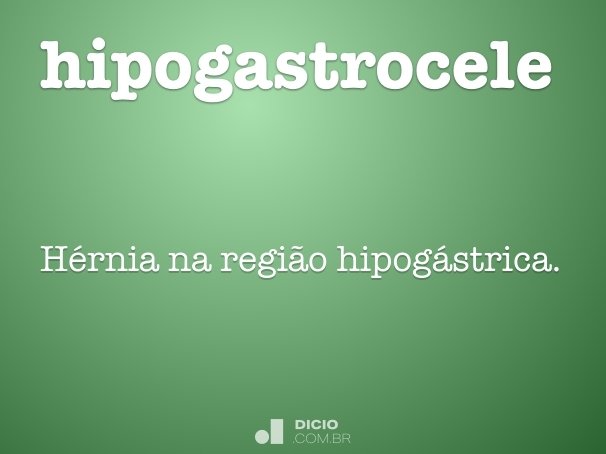 hipogastrocele