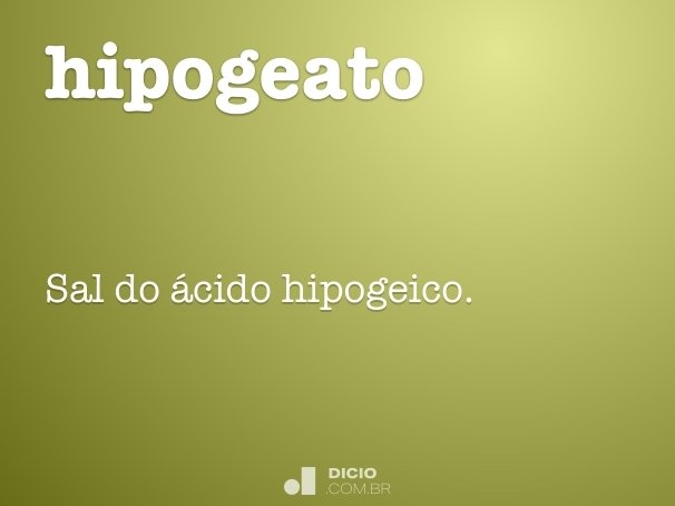 hipogeato