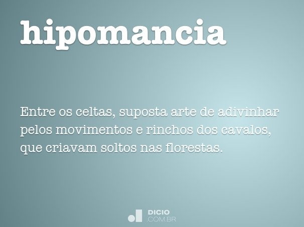 hipomancia