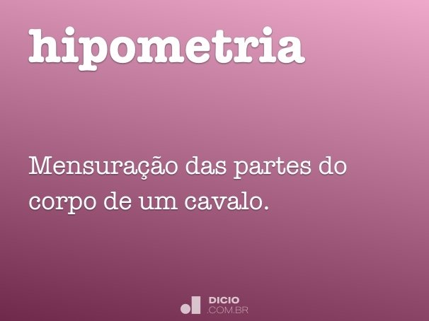 hipometria