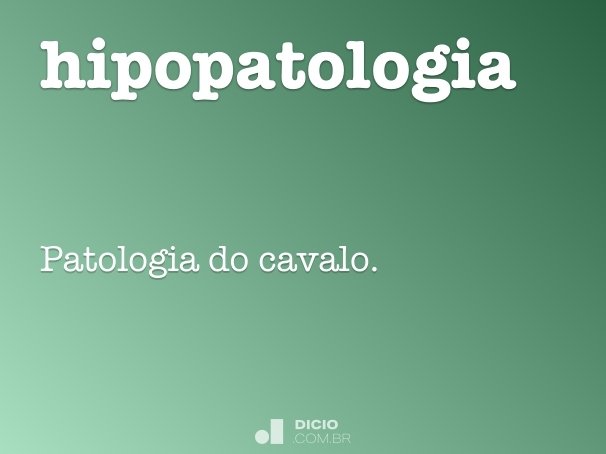 hipopatologia