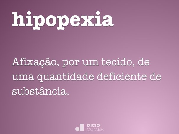 hipopexia