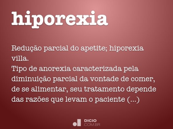 hiporexia