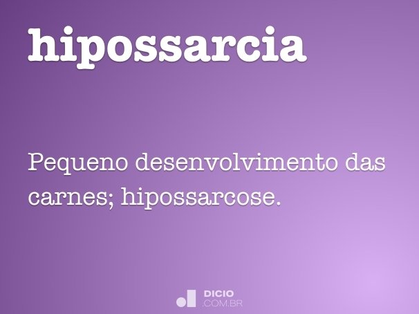 hipossarcia