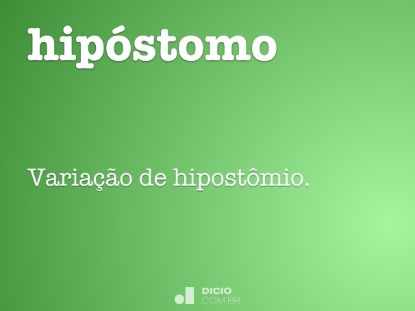 hipóstomo