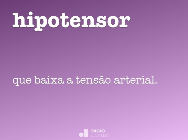 hipotensor