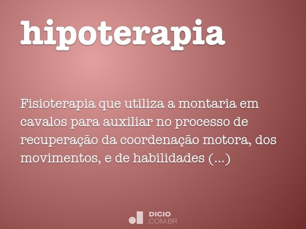 hipoterapia