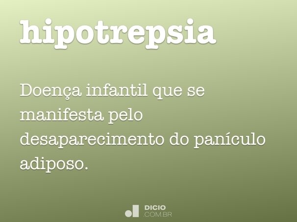 hipotrepsia