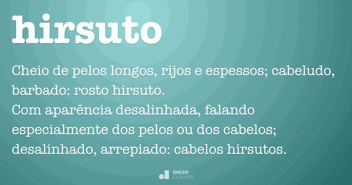 Hirsuto Dicio, Dicionário Online de Português