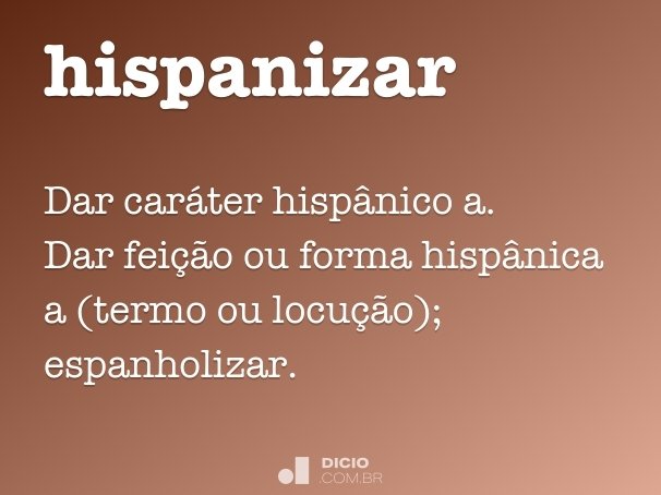hispanizar