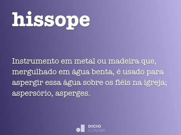 hissope