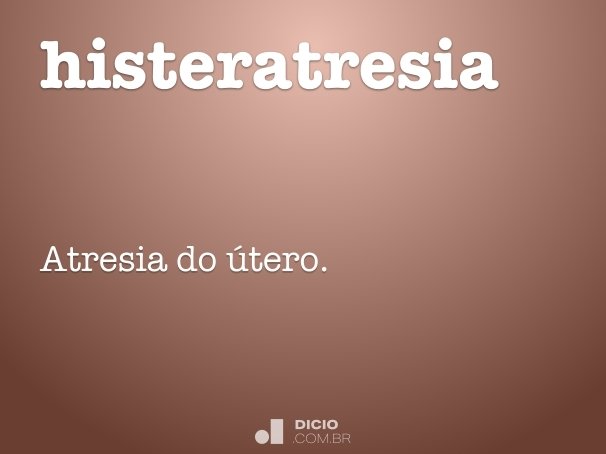 histeratresia