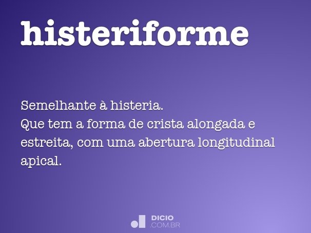 histeriforme