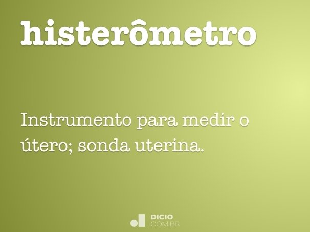 histerômetro