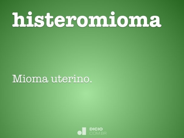 histeromioma