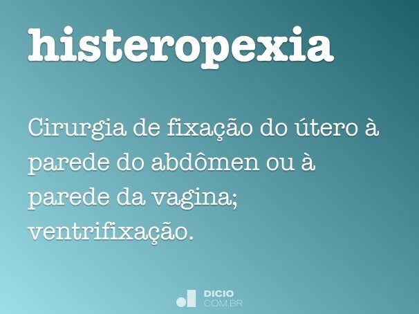 histeropexia