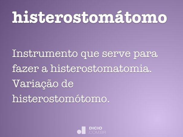 histerostomátomo