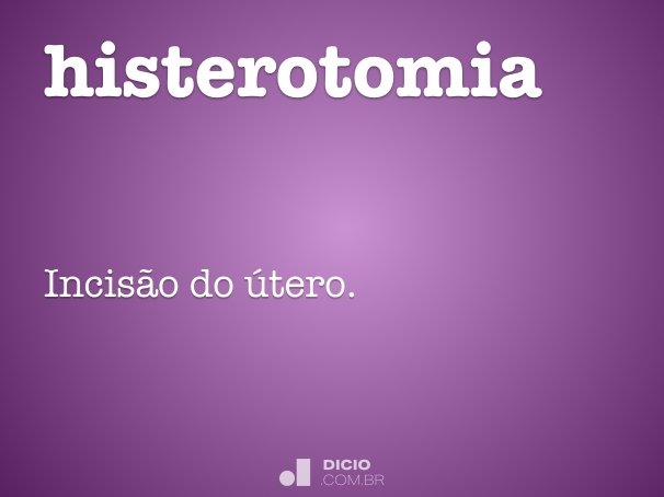 histerotomia
