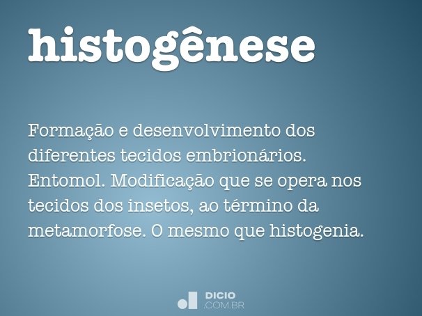 histogênese