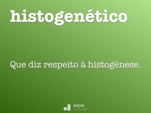 histogenético