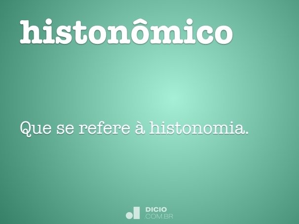 histonômico