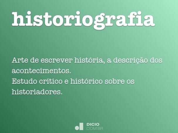 historiografia