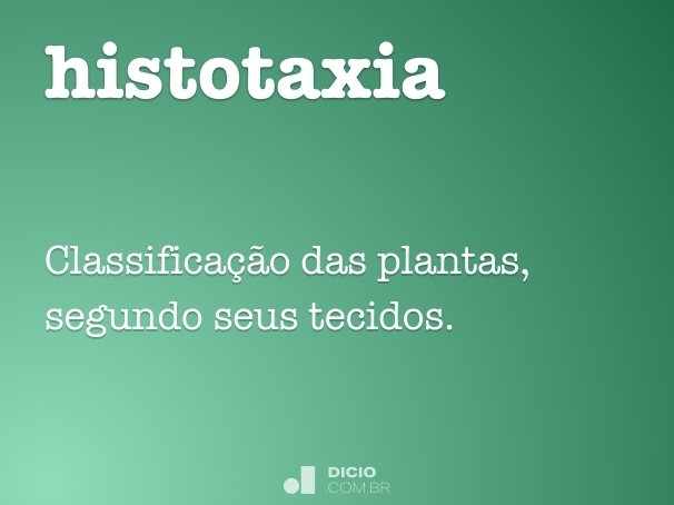 histotaxia