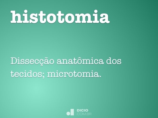 histotomia