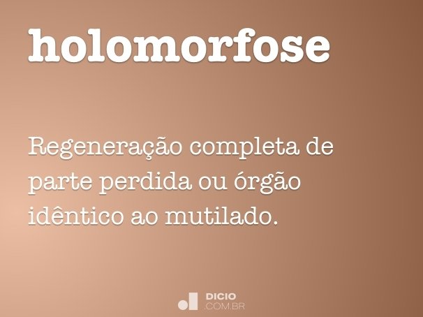holomorfose